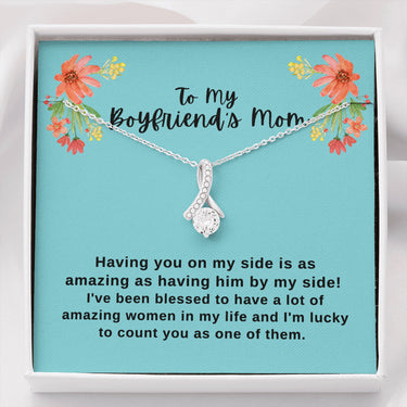 Gift to My Boyfriend's Mom Necklace with Gift Box 128